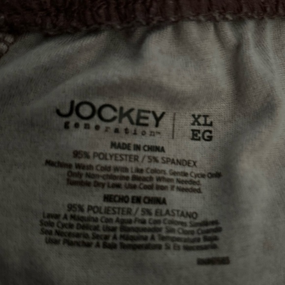 Jockey Essential Logo Women Sleep Short XL Athletic Retro Beach Wide‎ Waistband - Picture 3 of 5